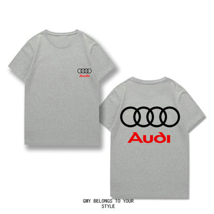 T-shirt Audi Coton Manches courtes Imprimé Col Rond Homme